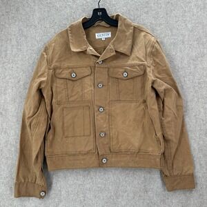 Gustin Men's Canvas Work Jacket in Brown